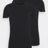 DRYKORN CADAN 2 PACK - Undershirt - All Black -Trend Code Shop c0419bde01e84ad89756f4ecce4de1d0