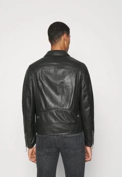 DRYKORN NOSKUT - Leather Jacket - Black -Trend Code Shop c670f3cc97c649169058c32e800f3275