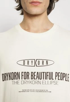 DRYKORN THILO - Print T-shirt - Ecru -Trend Code Shop c75d5faffeb34b3a840330a2758b32a7