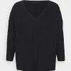 DRYKORN VENJA - Long Sleeved Top - Black -Trend Code Shop caf11b7cbcaa4c098afab0fa5e3be33b