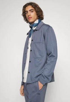 DRYKORN LARS - Zip-up Sweatshirt - Blue -Trend Code Shop ce9e20e1a35d4d8095fc65e32b186cea