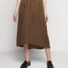 DRYKORN RAHEL - A-line Skirt - Brown -Trend Code Shop d4674c0a39f04b779dbb352c813ef44a