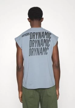 DRYKORN KILI - Print T-shirt - Blue -Trend Code Shop da0285833bfb45f5bbd142ef0ced6221