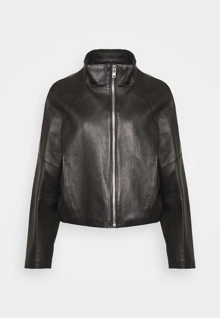 DRYKORN IDORE - Leather Jacket - Schwarz 3 DRYKORN IDORE - Leather Jacket - Schwarz