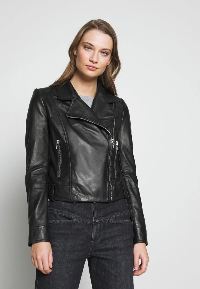 DRYKORN PAISLY - Leather Jacket - Black 3 DRYKORN PAISLY - Leather Jacket - Black