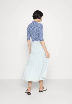DRYKORN MADITA - A-line Skirt - Blue -Trend Code Shop e368e60cd85d47e586be81693b205bc5