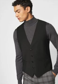 DRYKORN MALMO - Waistcoat - Black -Trend Code Shop ec2636a312ce4d56bd210eaefb7a32f4