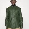 DRYKORN SELED - Leather Jacket - Grün -Trend Code Shop f69b93a6dcdb415c87def928a0c4dec1
