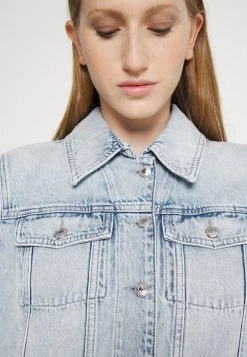 DRYKORN BALHAM - Denim Jacket - Blue -Trend Code Shop f80195372a484aa5b9ae18cb06b42a30
