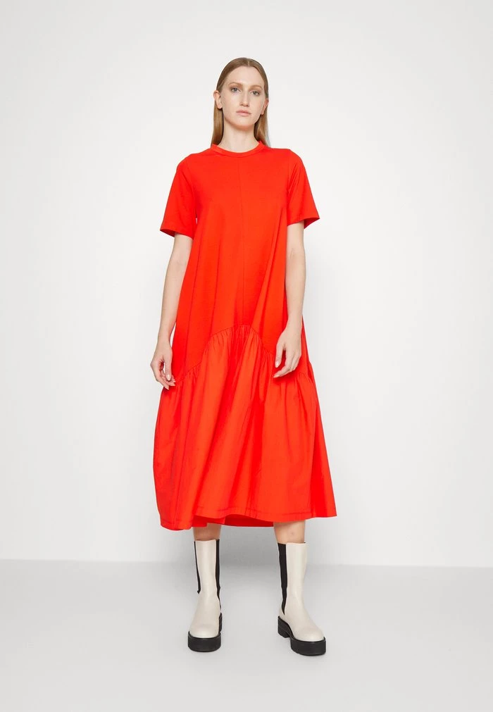 DRYKORN MALASI - Day Dress - Orange 4 DRYKORN MALASI - Day Dress - Orange - Image 2